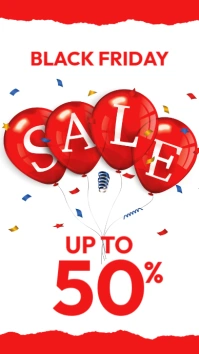 White Professional Black Friday Sale Instagram Story template