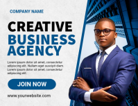 White Business Agency Flyer Template