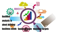 White Professional Business Analysis  Blog He template