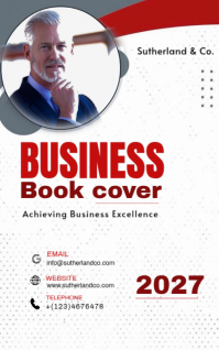 Blanco Business Book Cover Kindle/Book Covers Template