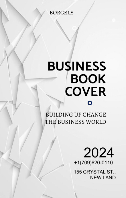 White Professional Business Book Wattpad Cove template