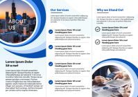 White Professional Business Brochure A4 template