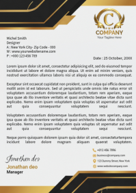 White Business Card A4 Template