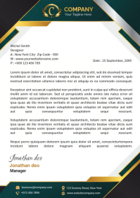 White Professional Business Card A4 template