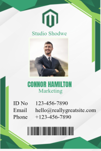 Blanc Business Card 海报 Template