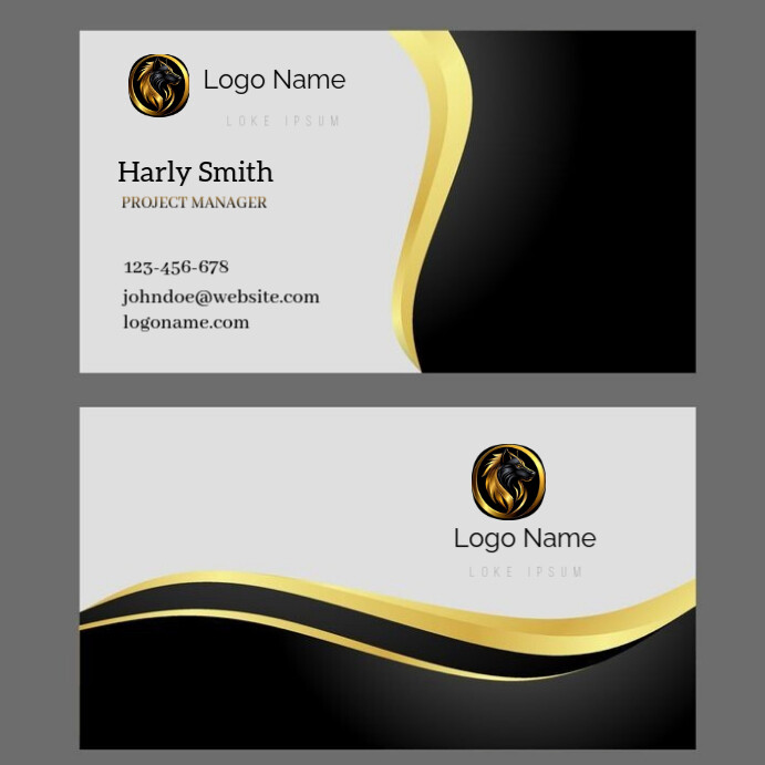 Copy of White Professional Business Card. Instagram Post | PosterMyWall