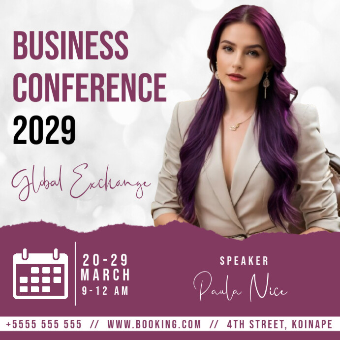 Copy of White Professional Business Conference Instagram Post ...
