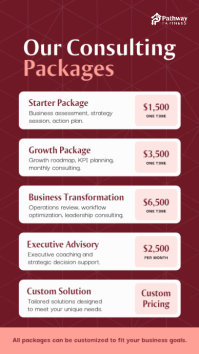 White Business Consulting Services Instagram Story Template - Page 2