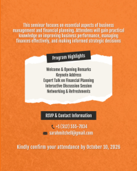 White Professional Business Growth Seminar Instagram Portrait template - Page 2