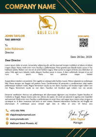 White Business Letterhead A4 Template