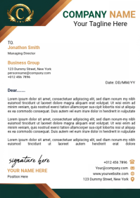 Weiß Business Letterhead A4 Template