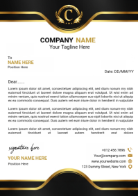 Branco Business Letterhead A4 Template