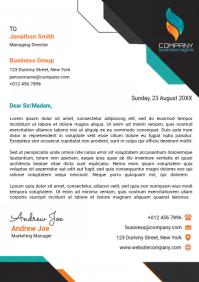 Blanco Business Letterhead A4 Template