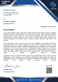 Putih Business Letterhead A4 Template