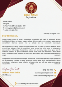 Blanco Business Letterhead A4 Template