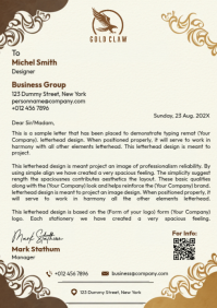 Blanco Business Letterhead A4 Template