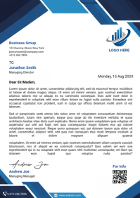 Branco Business Letterhead A4 Template