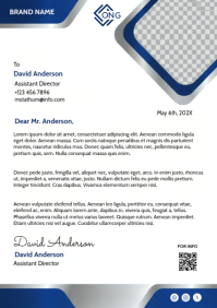 White Professional Business Letterhead A4 template