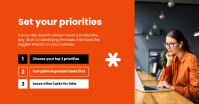 White Business Management Tips Isithombe Esabiwe ku-Facebook Template - Page 2