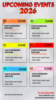 Wit Business Meeting Schedule Instagram Story Template