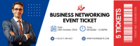 Blanco Business Networking Event Twitter-header Template