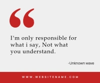 White Professional Business Quotes Medium Rectangle Rettangolo medio template
