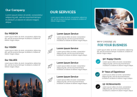 Белый Business Services A4 Template