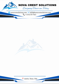 White Professional Business Solutions A5 template