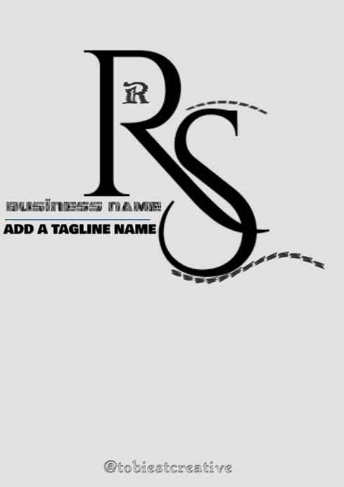 Profession Tagline White Professional Business Tagline Name A4 Template | PosterMyWall