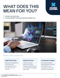 White Business Technology Newsletter Pamflet Template - Page 2