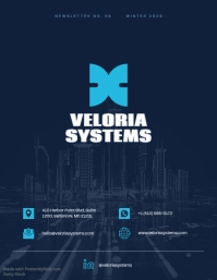 White Business Technology Newsletter Pamflet Template - Page 4
