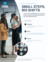 White Business Technology Newsletter Pamflet Template - Page 3