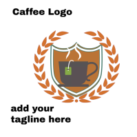 White Professional Cafee Logo  Logo template