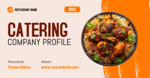 Blanco Catering Company Profile Facebook Shared Image Template