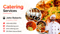 Hvid Catering Services Business Card นามบัตร Template