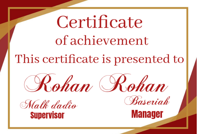 White Professional Certificate Of Achievement Flag Template | PosterMyWall