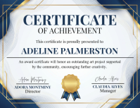 Wit Certificate of Achievement Flyer Template
