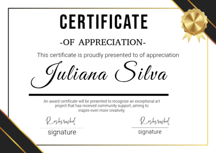 White Professional Certificate Of Appreciation Postcard Template ...