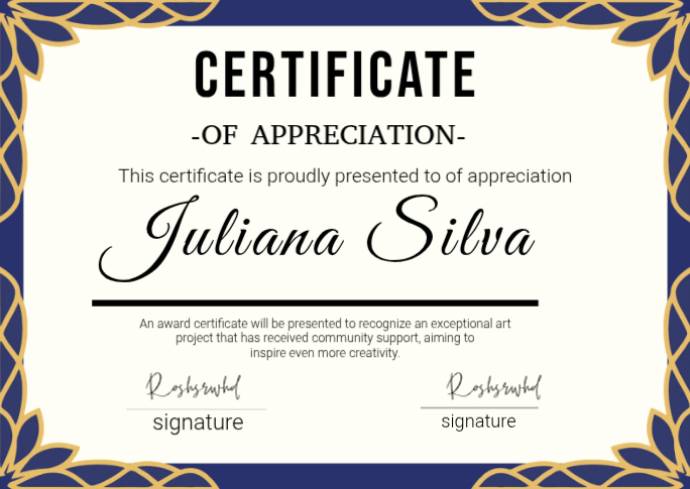 White Professional Certificate Of Appreciation Postcard Template ...