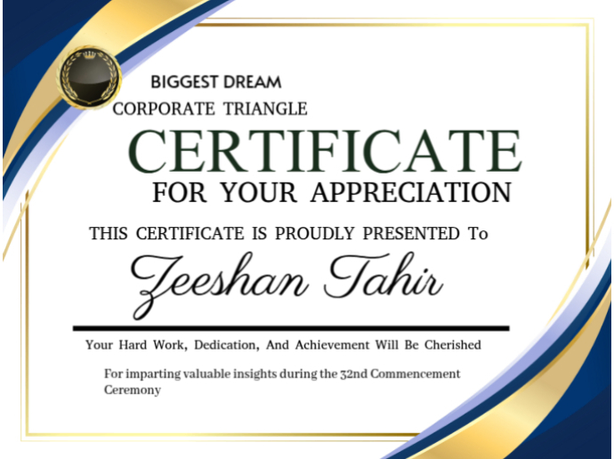Certificate Of Appreciation Template | PosterMyWall