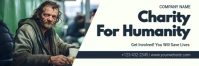 White Professional Charity Twitter Banner template