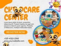 White Professional Childcare Flyer (us Letter) template