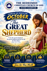 Branco Christian Church Event Poster Template