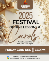 White Professional Christmas  Instagram Portrait template