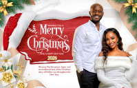 White Professional Christmas Wishes Christmas Greeting Card , Church, Happy Christmas Happy New Year Tabloid template