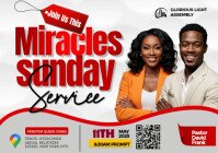 White Professional Church  A4 template