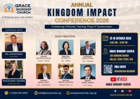 White Professional Church Conference A3 template
