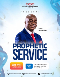 สีขาว Church Event Flyer Template