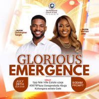 White Professional Church Event Instagram Post template