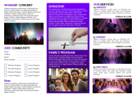 White Church Event Promotion A4 Template - Page 2